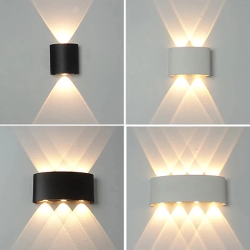Outdoor Lighting On Stairs - Led Wall Lamp Aluminum Outdoor Indoor