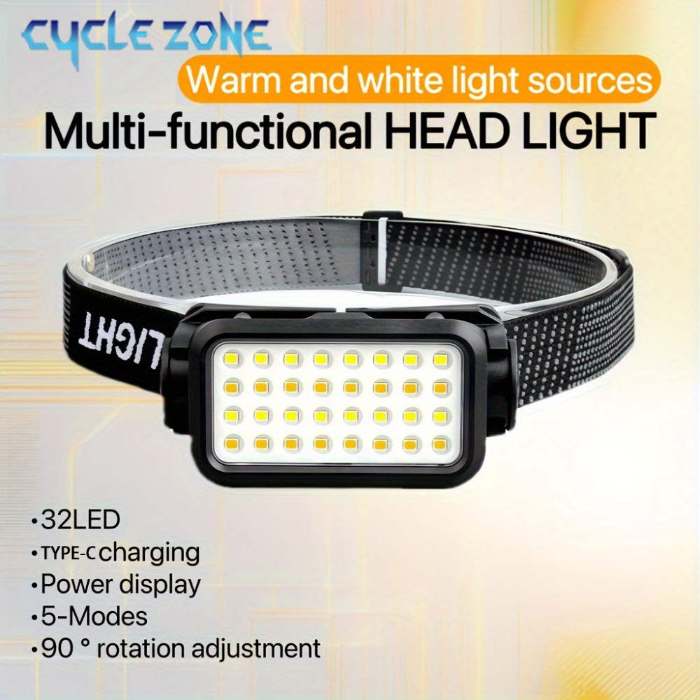 Outdoor Lighting At Lowe'S - Rechargeable Headlamp with 32 LED 5