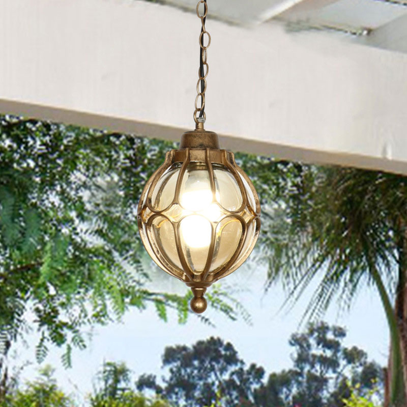 Outdoor Lighting Chandelier - American Waterproof Chandelier Outdoor Corridor Balcony