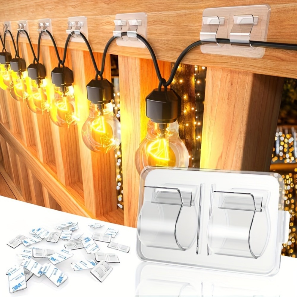 Outdoor Lighting Cable - 4/10pcs Hooks for Outdoor String Lights