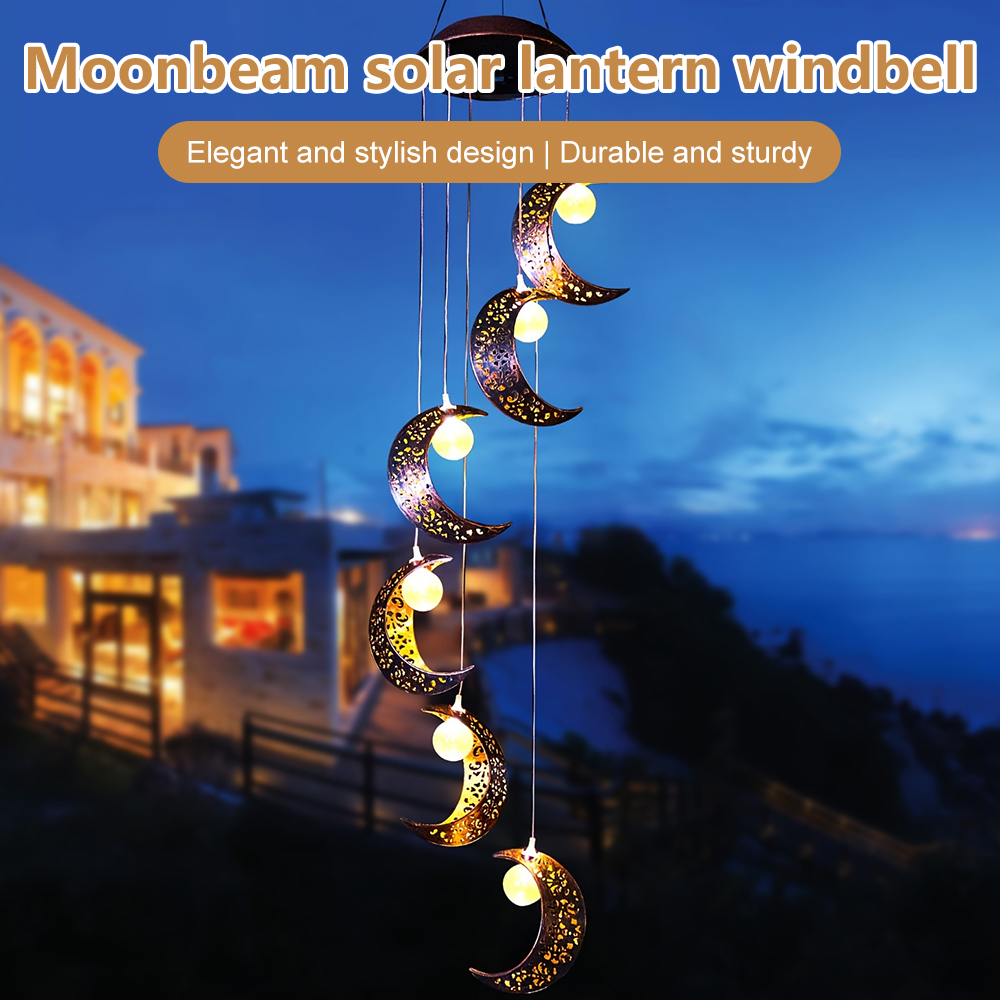 Moon Outdoor Solar Wind Chime  - Outdoor Lighting At Lowe'S review and price