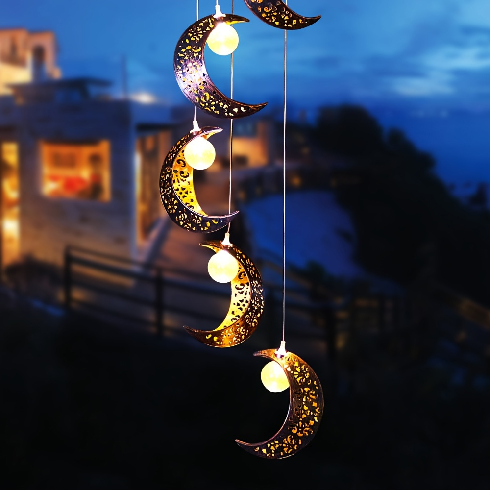 Moon Outdoor Solar Wind Chime  - Outdoor Lighting At Lowe'S review and price