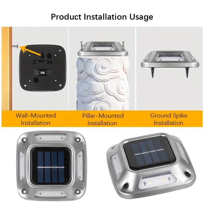 8Pcs Solar Path Lights Outdoor - Outdoor Lighting On Stairs review and price