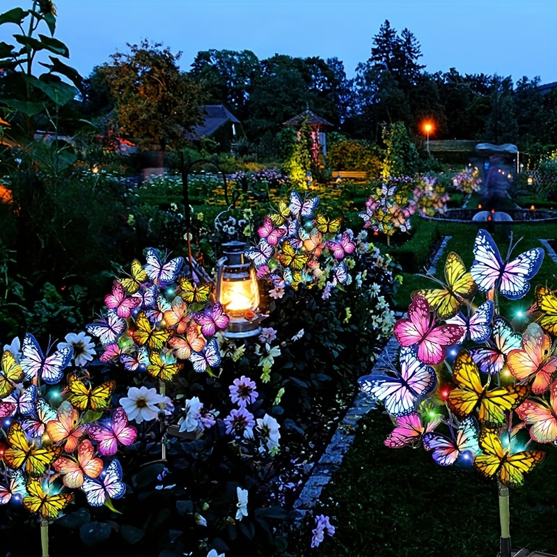 Solar LED Butterfly Garden Lig - Outdoor Lighting Permanent review and price