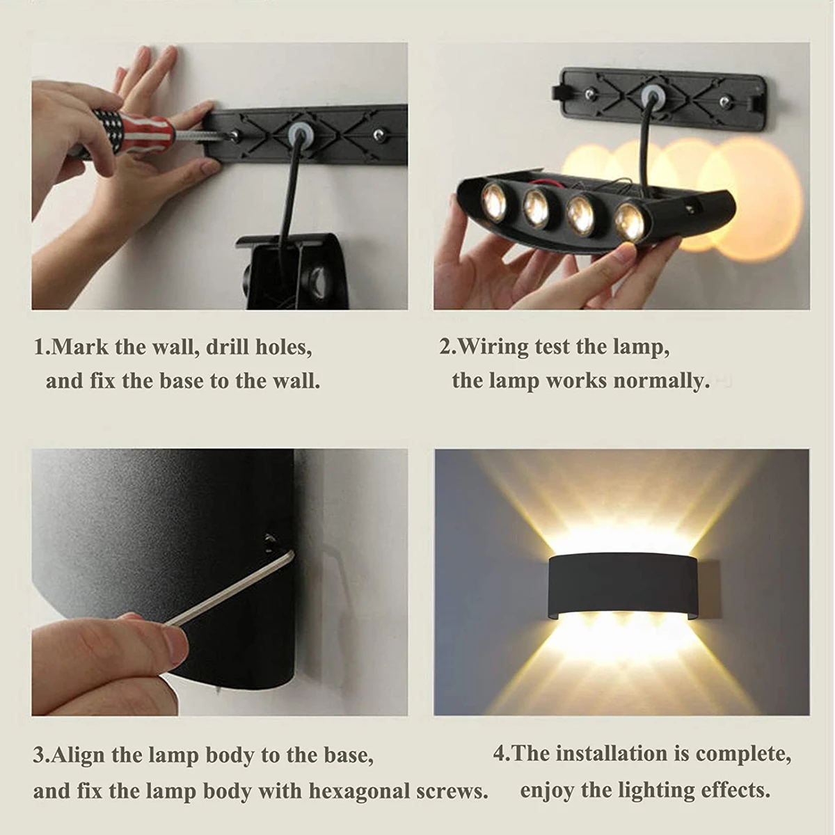 Aluminium LED Wall Lamp IP65 O - Outdoor Lighting On Stairs review and price