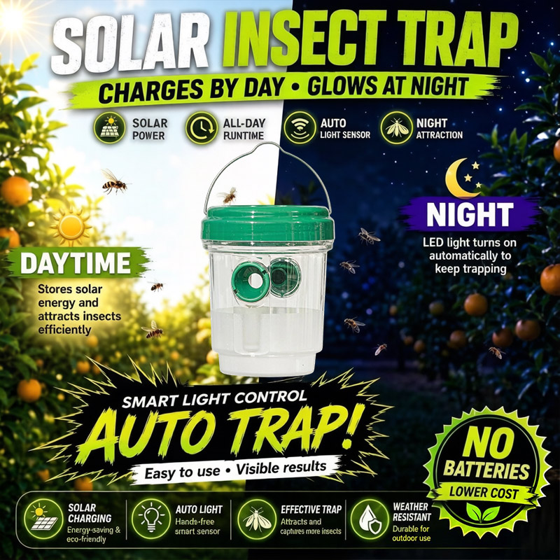Solar Powered Fruit Fly Traps  - Photocell Outdoor Lighting review and price