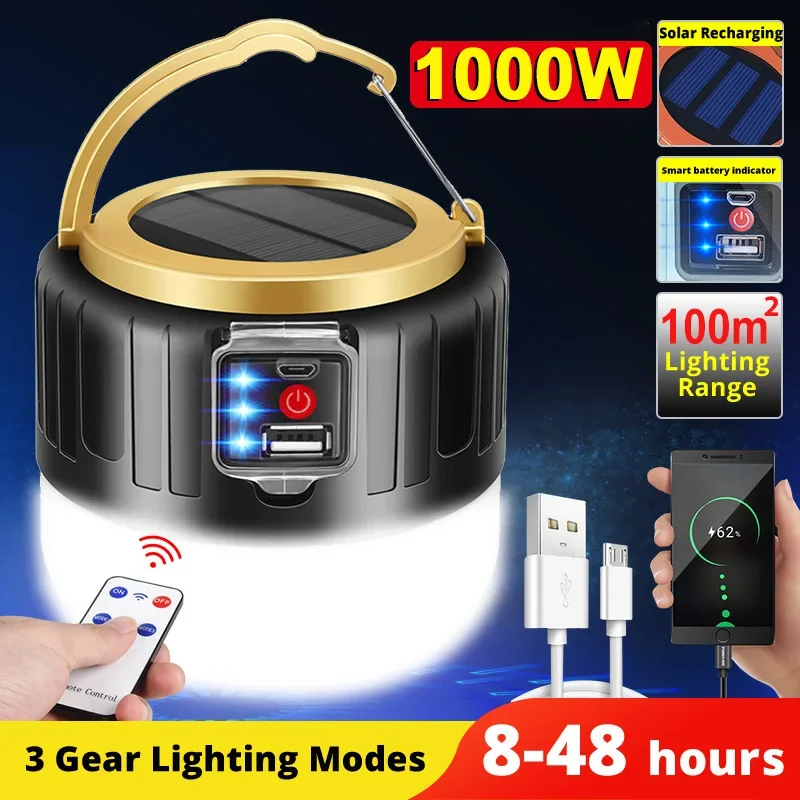 LED Solar Camping Light Power  - Photocell Outdoor Lighting review and price