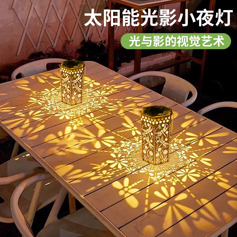 Solar wrought iron projection  - Outdoor Lighting Chandelier review and price