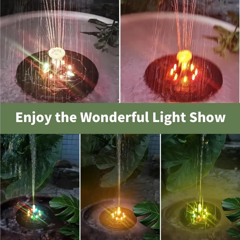 Fountain Light 7 Colors LED Li - Outdoor Lighting Gazebo review and price