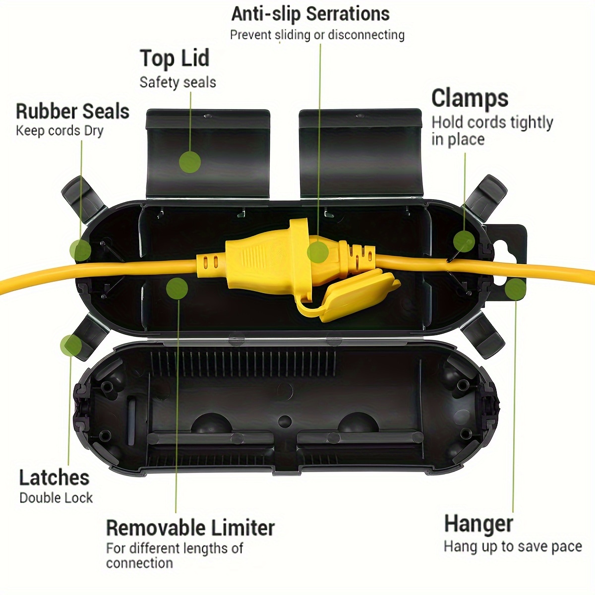 Extension Cord Plug Connection - Outdoor Lighting Cable review and price