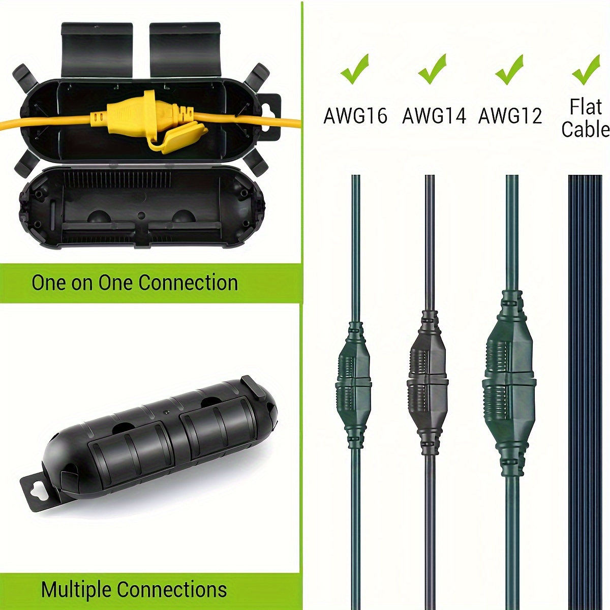 Extension Cord Plug Connection - Outdoor Lighting Cable review and price