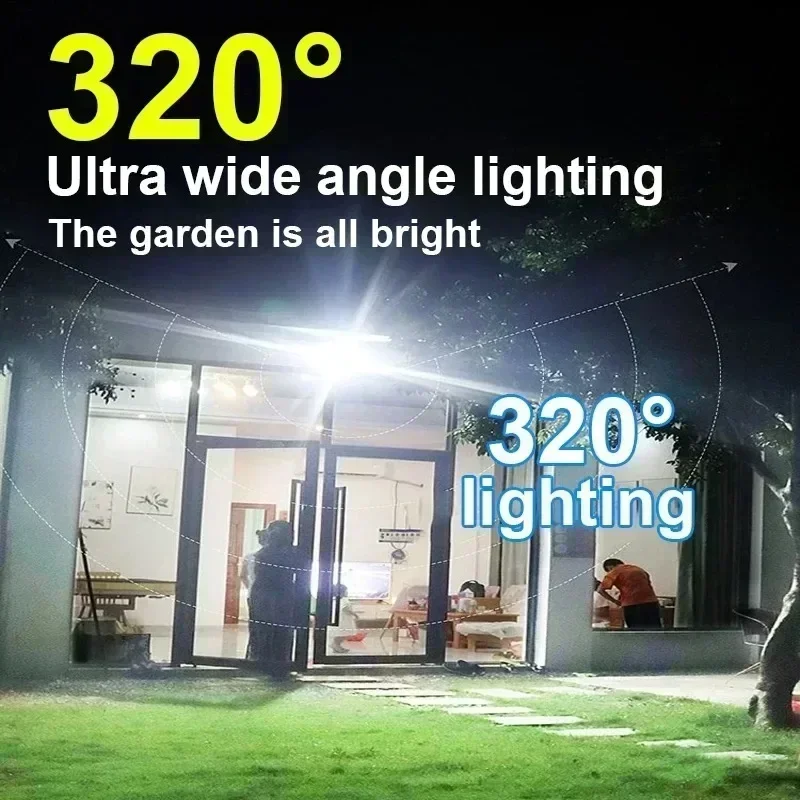 12000LM Powerful Solar Wall La - Outdoor Lighting Permanent review and price