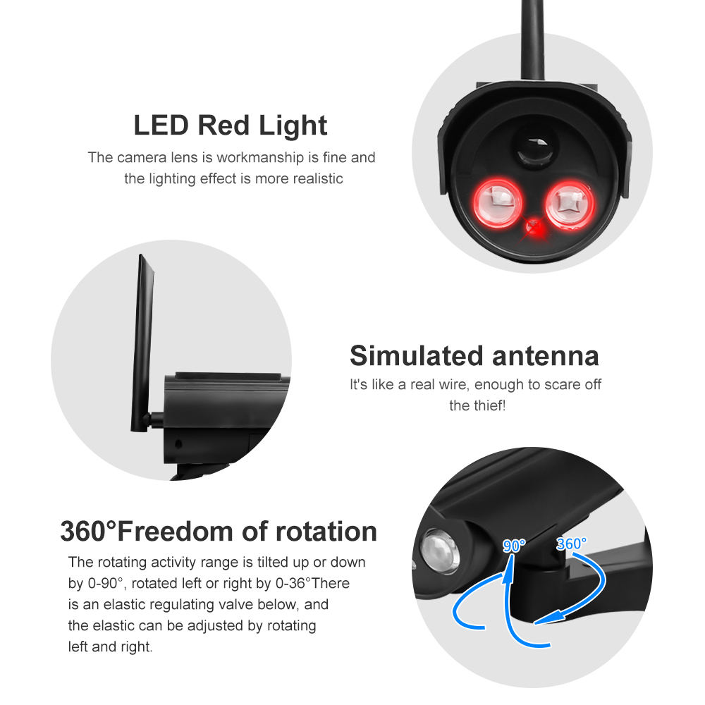 Outdoor Solar Simulation Camer - Photocell Outdoor Lighting review and price