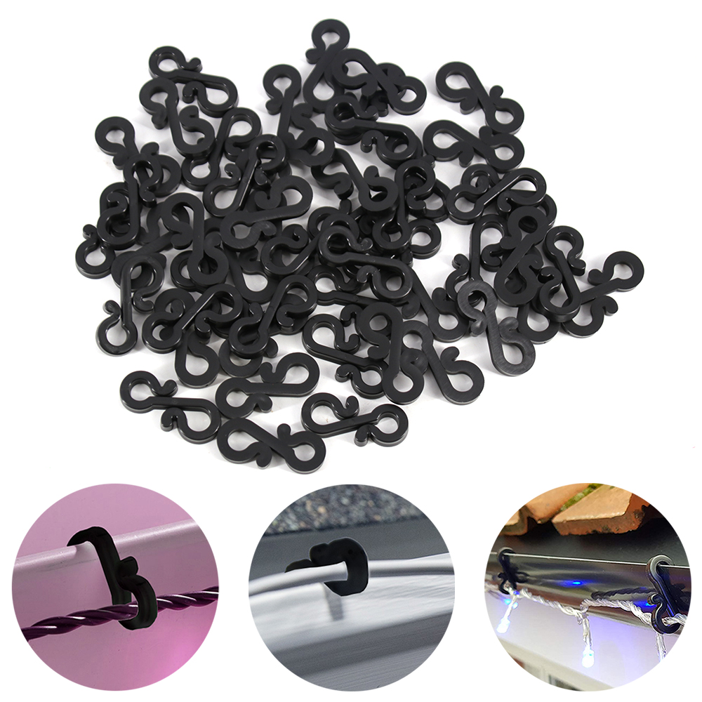 120Pcs Plastic Hooks Gutter Ho - Outdoor Lighting Cable review and price