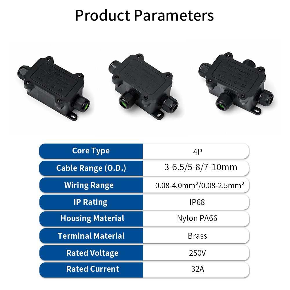 IP68 Waterproof Junction Box 2 - Outdoor Lighting Cable review and price
