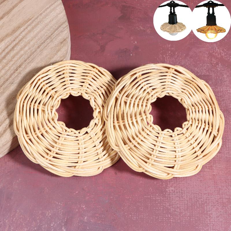 (SH）*2Pcs Handwoven Rattan Lam - Outdoor Lighting Chandelier review and price