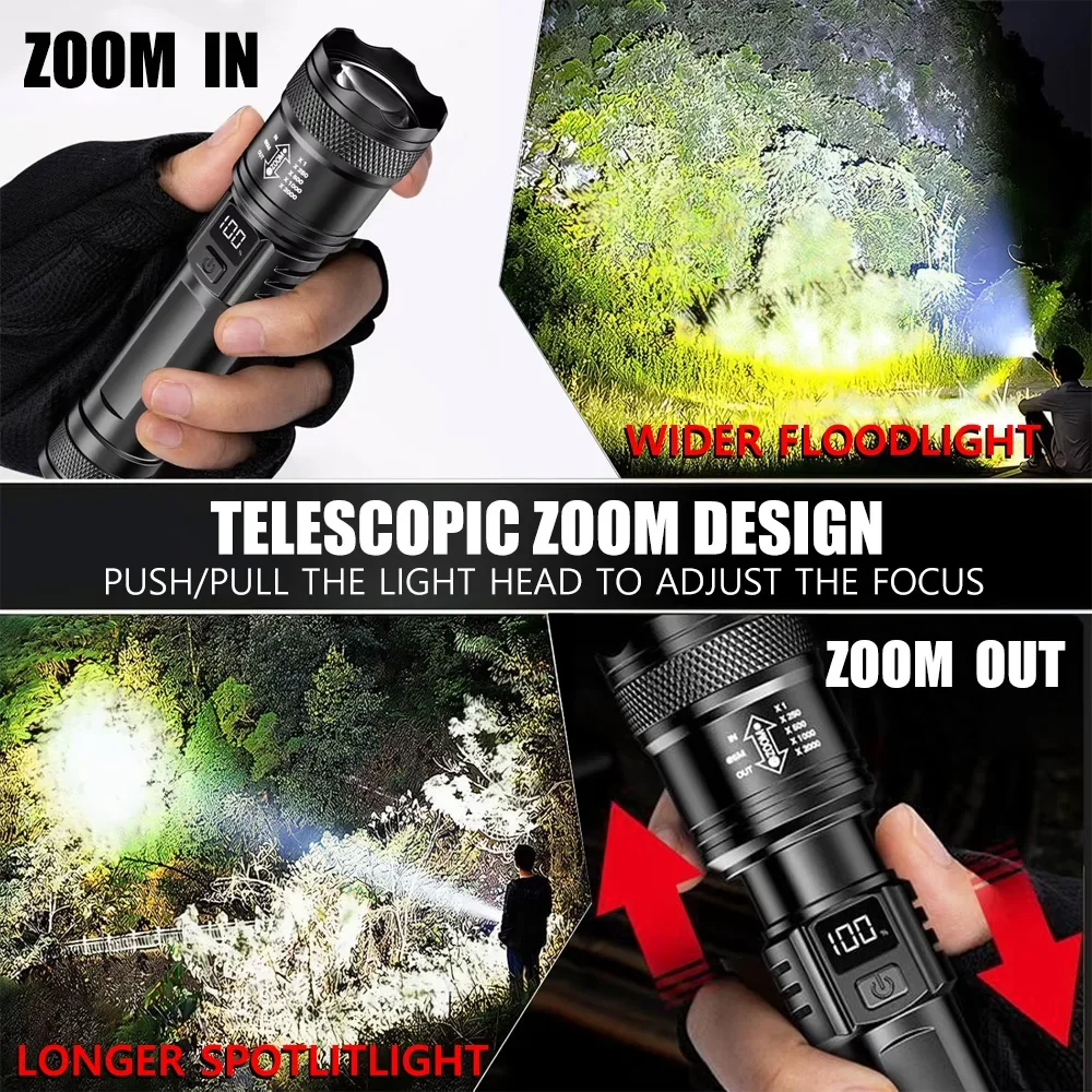 Rechargeable LED Flashlight Zo - Outdoor Lighting Permanent review and price