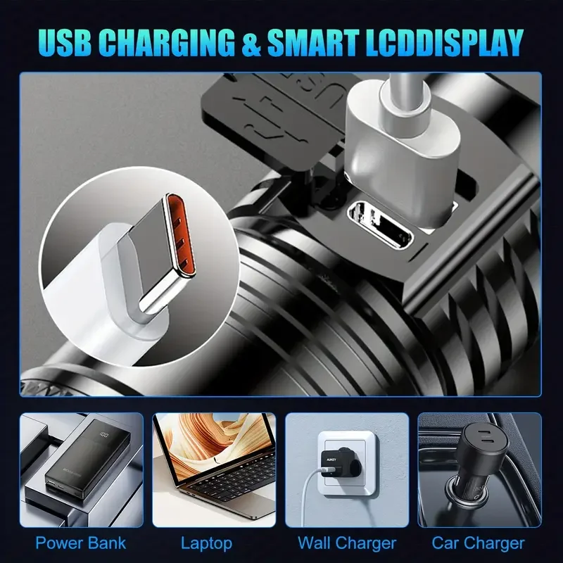 Tactical LED Flashlight 2000LM - Outdoor Lighting Permanent review and price