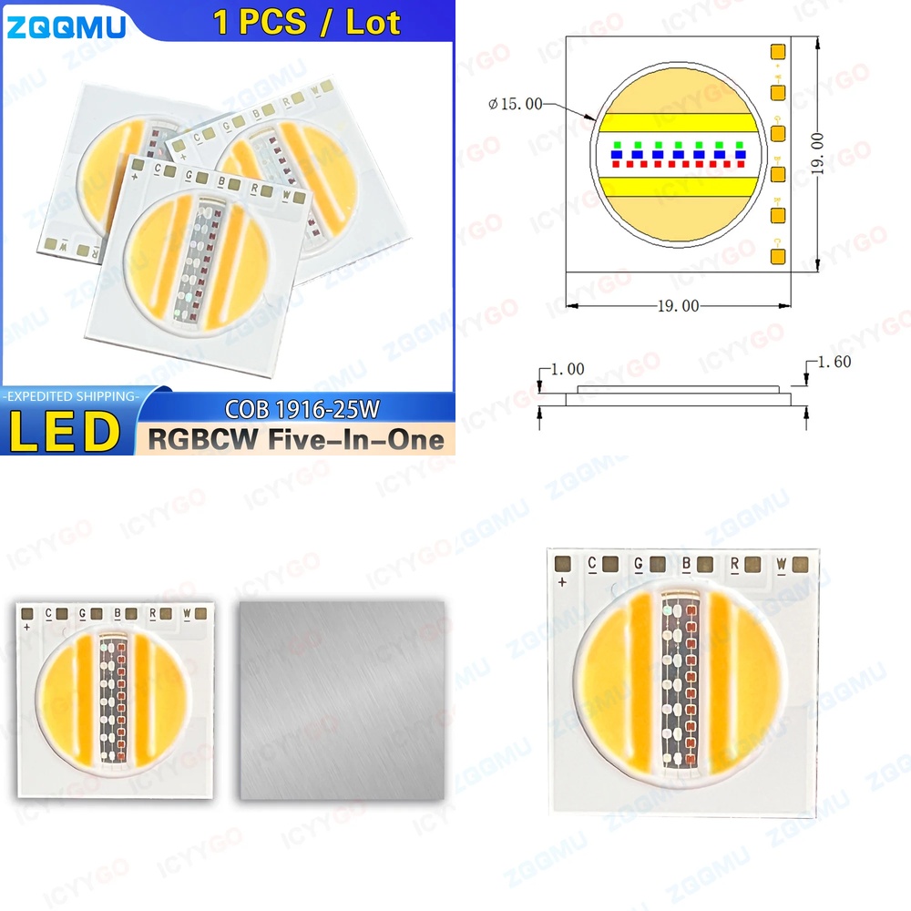 25W COB 1916 LED Lamp Bead RGB - Outdoor Lighting Gazebo review and price