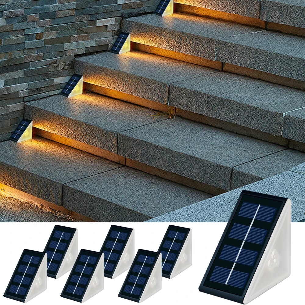 IP67 Waterproof Solar Step Lig - Outdoor Lighting On Stairs review and price