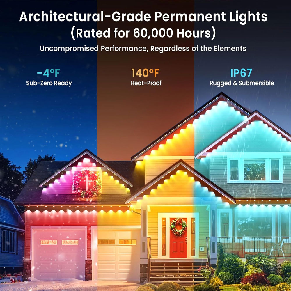 Permanent Outdoor Eaves Lights - Outdoor Lighting Permanent review and price
