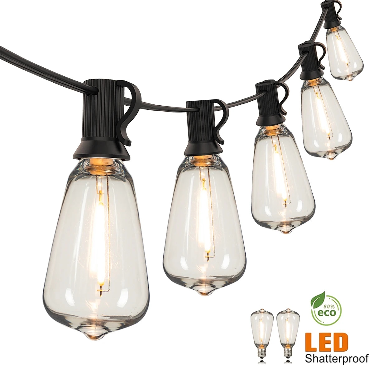 110V US Plug ST38 String Light - Outdoor Lighting Gazebo review and price